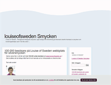 Tablet Screenshot of louiseofsweden.blogg.se
