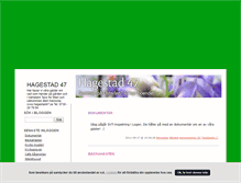 Tablet Screenshot of hagestad.blogg.se