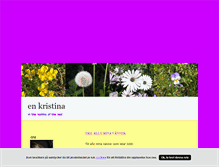 Tablet Screenshot of enkristina.blogg.se