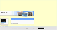 Desktop Screenshot of malinblom.blogg.se