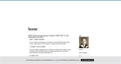 Desktop Screenshot of keene.blogg.se