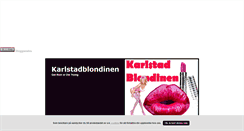 Desktop Screenshot of karlstadblondinen.blogg.se