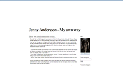 Desktop Screenshot of anderssonjenny.blogg.se