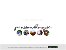 Tablet Screenshot of jaensson.blogg.se