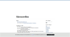 Desktop Screenshot of klaracarolina.blogg.se