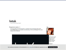 Tablet Screenshot of lottak.blogg.se