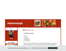 Tablet Screenshot of minarecept.blogg.se