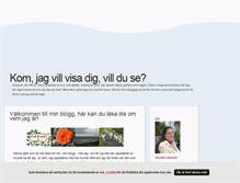 Tablet Screenshot of gunnelsliv.blogg.se
