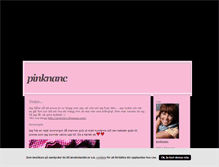 Tablet Screenshot of pinknanc.blogg.se