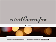 Tablet Screenshot of nivethonsofia.blogg.se