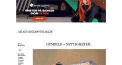 Desktop Screenshot of amandanilssonkarlin.blogg.se