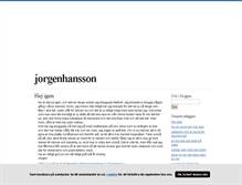 Tablet Screenshot of jorgenhansson.blogg.se