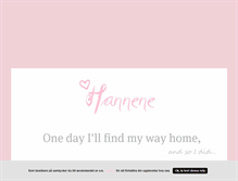 Tablet Screenshot of hannene.blogg.se