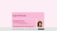Desktop Screenshot of nyponflickan.blogg.se