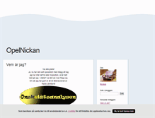 Tablet Screenshot of opelnickan.blogg.se