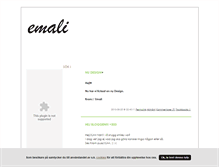 Tablet Screenshot of emali.blogg.se