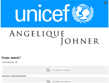 Tablet Screenshot of angeliquejohner.blogg.se