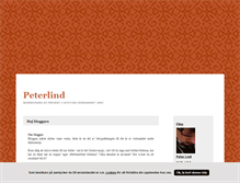 Tablet Screenshot of peterlind.blogg.se