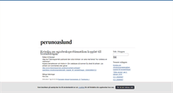 Desktop Screenshot of perunoaslund.blogg.se