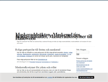Tablet Screenshot of maskeradkostym.blogg.se
