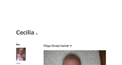 Desktop Screenshot of ceciliamaria.blogg.se
