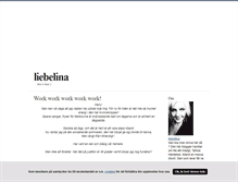 Tablet Screenshot of liebelina.blogg.se