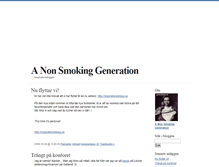 Tablet Screenshot of nonsmoking.blogg.se