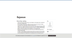 Desktop Screenshot of fiajanson.blogg.se