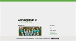 Desktop Screenshot of gammelstadsif.blogg.se