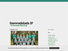 Tablet Screenshot of gammelstadsif.blogg.se