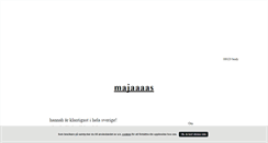 Desktop Screenshot of majamin.blogg.se