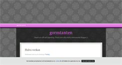 Desktop Screenshot of gormtanten.blogg.se