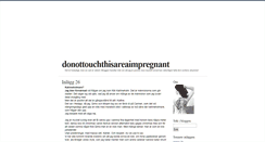 Desktop Screenshot of donottouchthisareaimpregnant.blogg.se