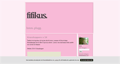 Desktop Screenshot of fifikus.blogg.se