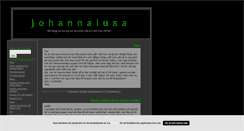 Desktop Screenshot of johannaiusa.blogg.se