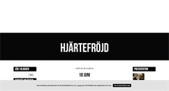 Desktop Screenshot of hjartefrojd.blogg.se