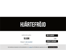 Tablet Screenshot of hjartefrojd.blogg.se