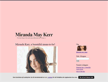 Tablet Screenshot of mirandamaykerr.blogg.se