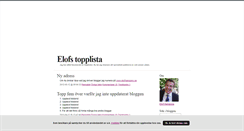 Desktop Screenshot of elofslista.blogg.se