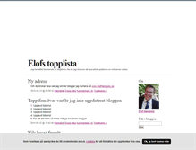 Tablet Screenshot of elofslista.blogg.se