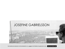 Tablet Screenshot of josefinegabrielsson.blogg.se