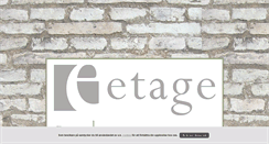 Desktop Screenshot of etage.blogg.se
