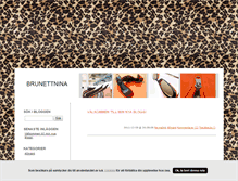 Tablet Screenshot of brunettnina.blogg.se