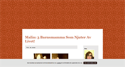 Desktop Screenshot of mammamalinsvardag.blogg.se