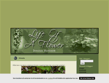 Tablet Screenshot of lifeofaflower.blogg.se