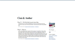 Desktop Screenshot of cissioamber.blogg.se