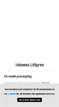 Mobile Screenshot of johannalofgren.blogg.se