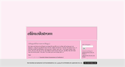 Desktop Screenshot of eliinwikstrom.blogg.se