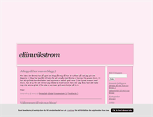 Tablet Screenshot of eliinwikstrom.blogg.se