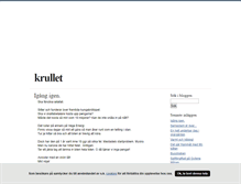Tablet Screenshot of krullet.blogg.se